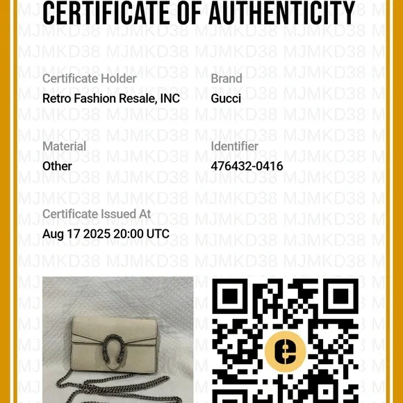 GUCCI Dionysus Super Mini Crystal Beige Leather Crossbody Bag Made in Italy - Picture 3 of 15